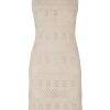 Vaatteet Second Female | Mutio Knit Mini Dress, Dark Chalk