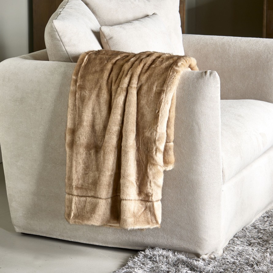 Koti Rivièra Maison | Veran Faux Fur Throw 170X130