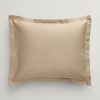 Koti Gant Home | Jacquard Paisley Pillow Case, Cold Beige