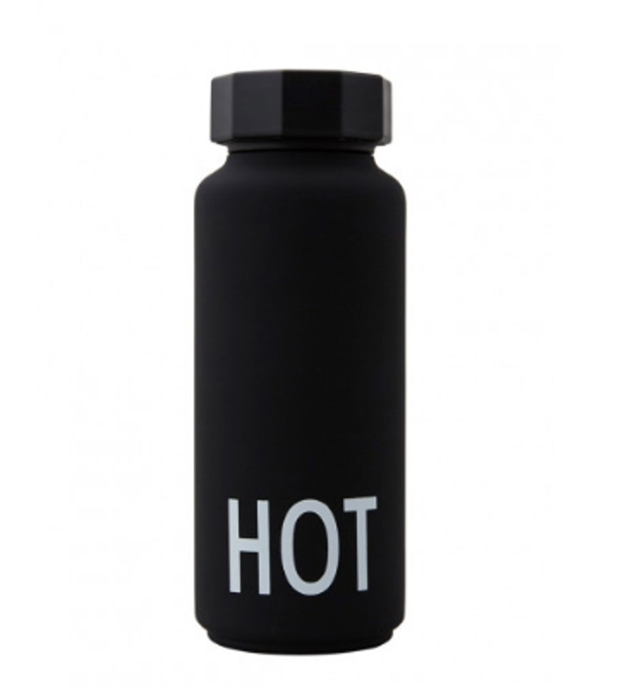 Koti Design Letters | Thermo Bottle Hot, Black