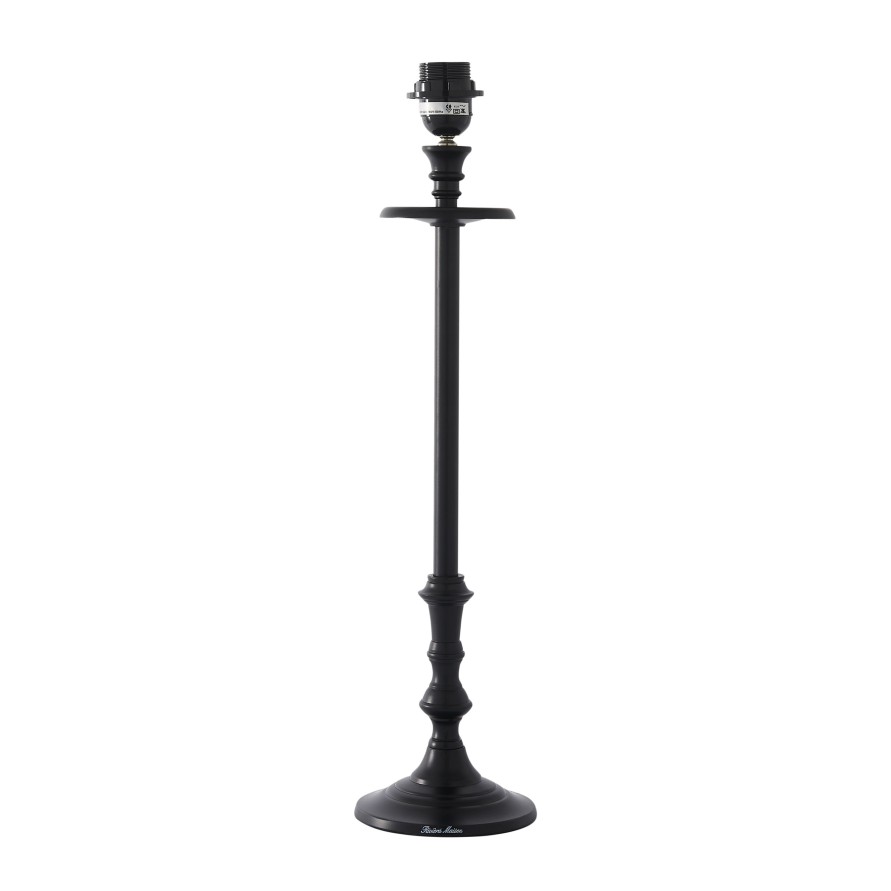 Koti Rivièra Maison | L'Hotel Lamp Base Antique, Black