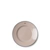 Koti Lexington Company | Stoneware Dessert Plate, Beige/Dark Blue