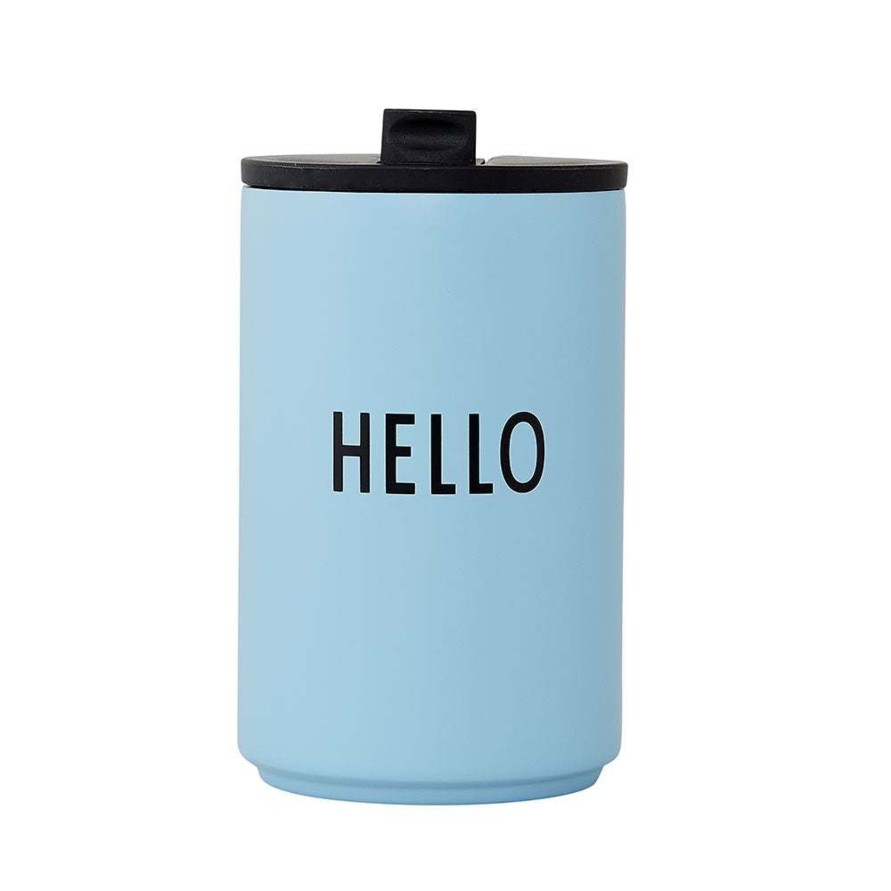 Koti Design Letters | Insulated Cup Hello, Lightblue