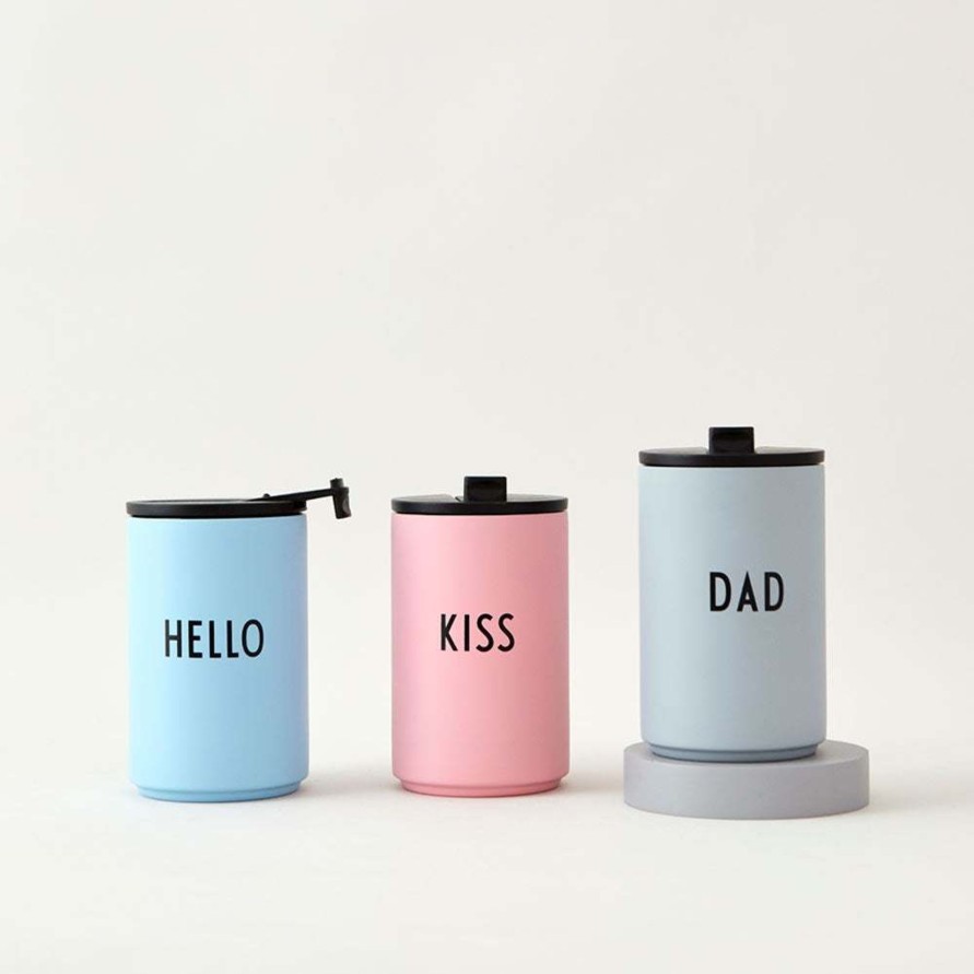 Koti Design Letters | Insulated Cup Hello, Lightblue