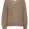 Vaatteet Americandreams | Milana Mohair Knit, Medium Brown