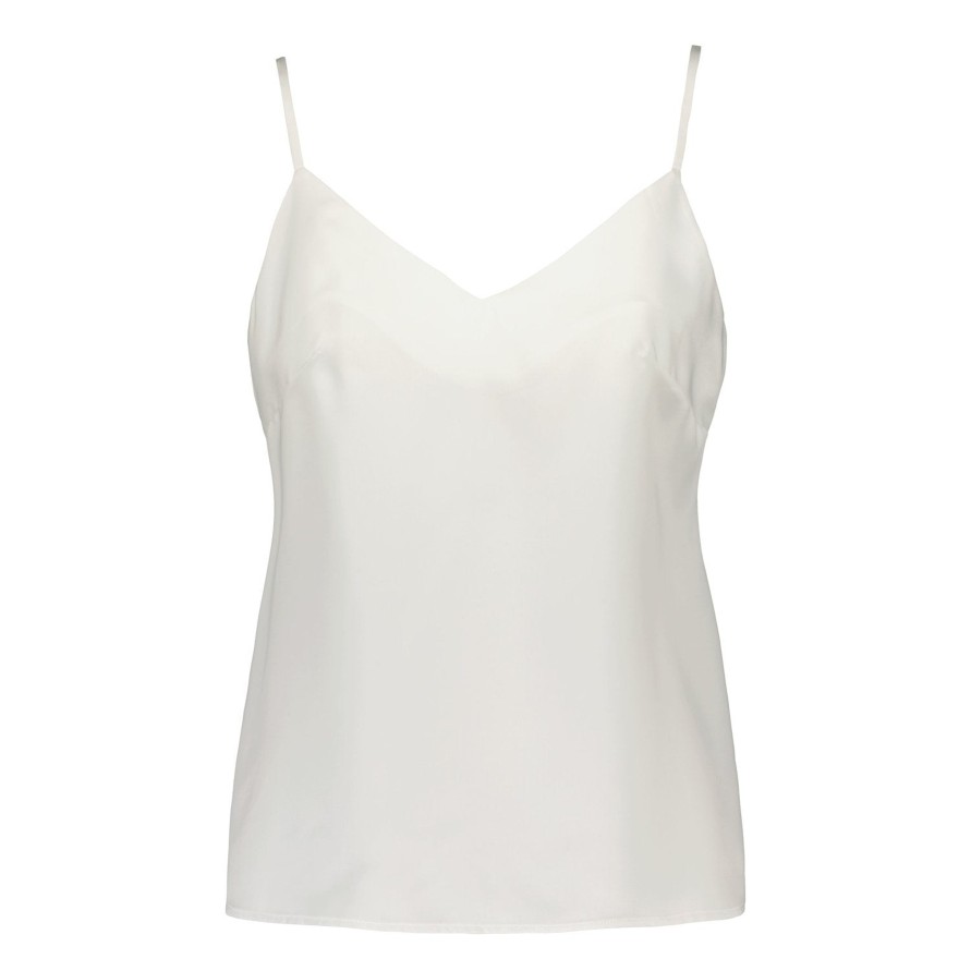 Vaatteet GAUHAR Helsinki | V-Neck Cami Top, White