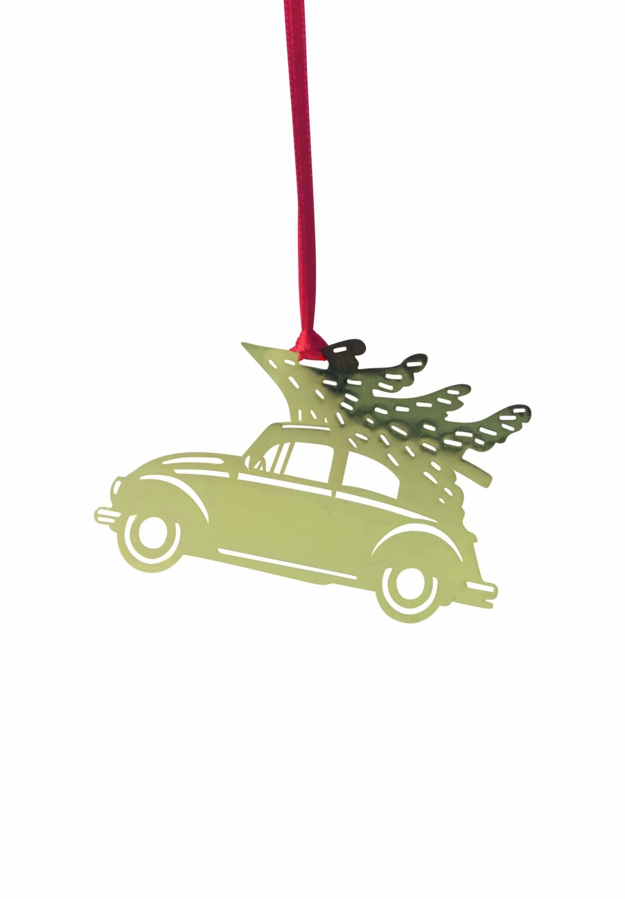 Joulu Pluto Design | Hanging Deco Christmas Car, Gold