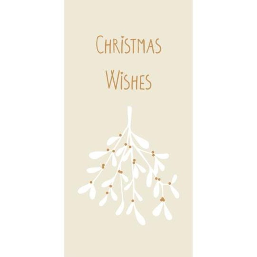 Joulu Ib Laursen | Servettipakkaus, Mistletoe Christmas Wishes