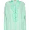 Vaatteet Mos Mosh | Jelena Voile Shirt, Brook Green