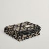 Koti Gant Home | G-Pattern Throw, Cold Beige