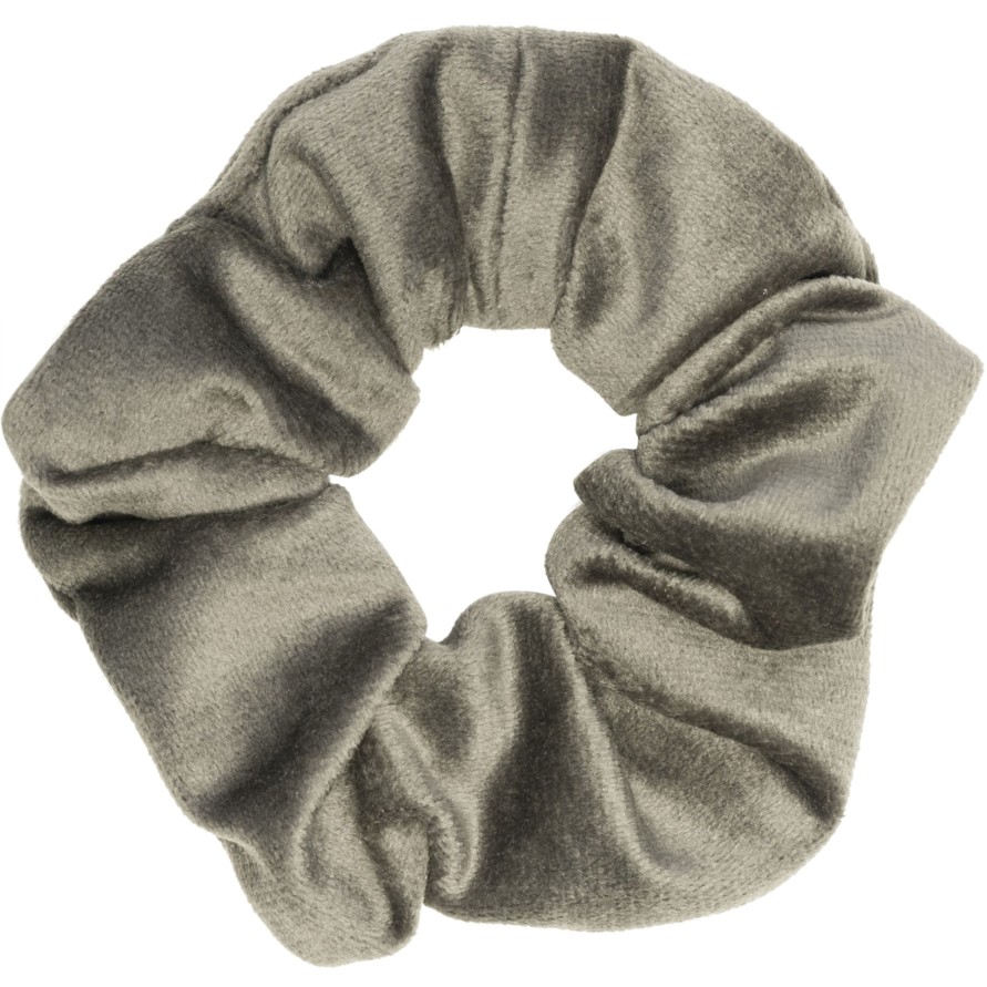 Kengat&Asusteet DARK department | Velvet Plain Scrunchie, Army