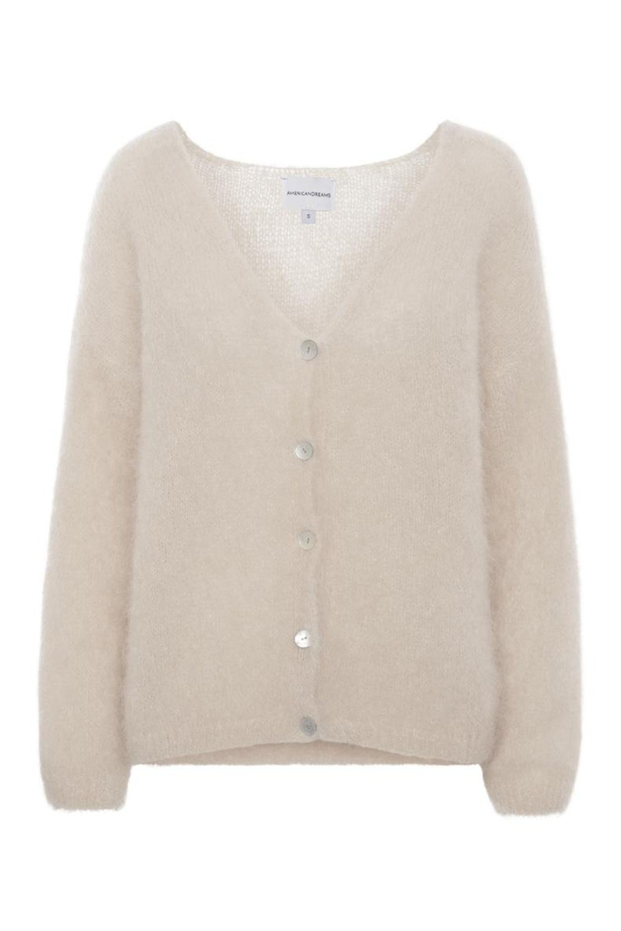 Vaatteet Americandreams | Cornelia Mohair Cardigan, Beige