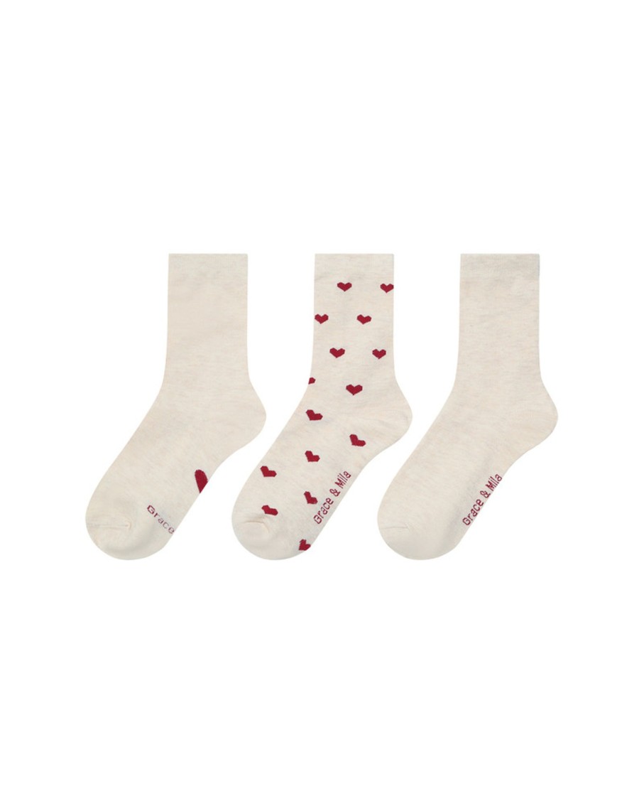 Kengat&Asusteet Grace & Mila | Lino Socks, Set Of 3