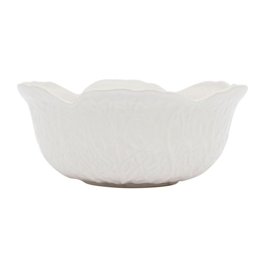 Koti Côté Table | Salad Bowl Cabbage 22X9,5, White