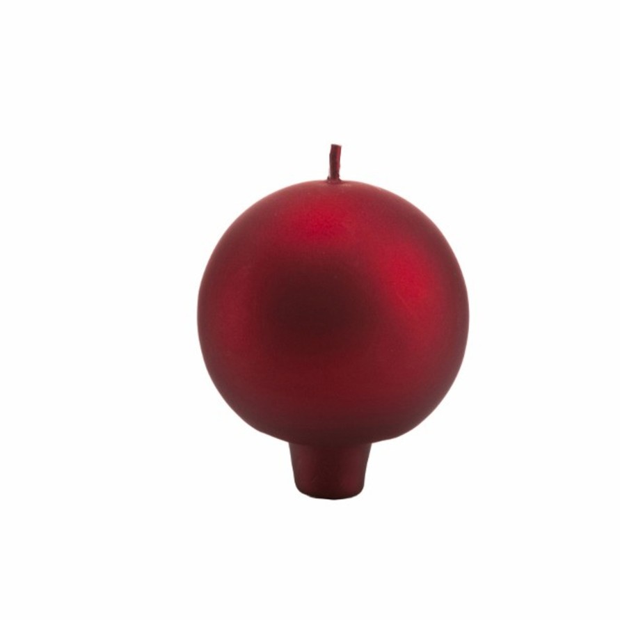 Joulu Balmuir | Velvet Festivo Candle 6Cm, Red