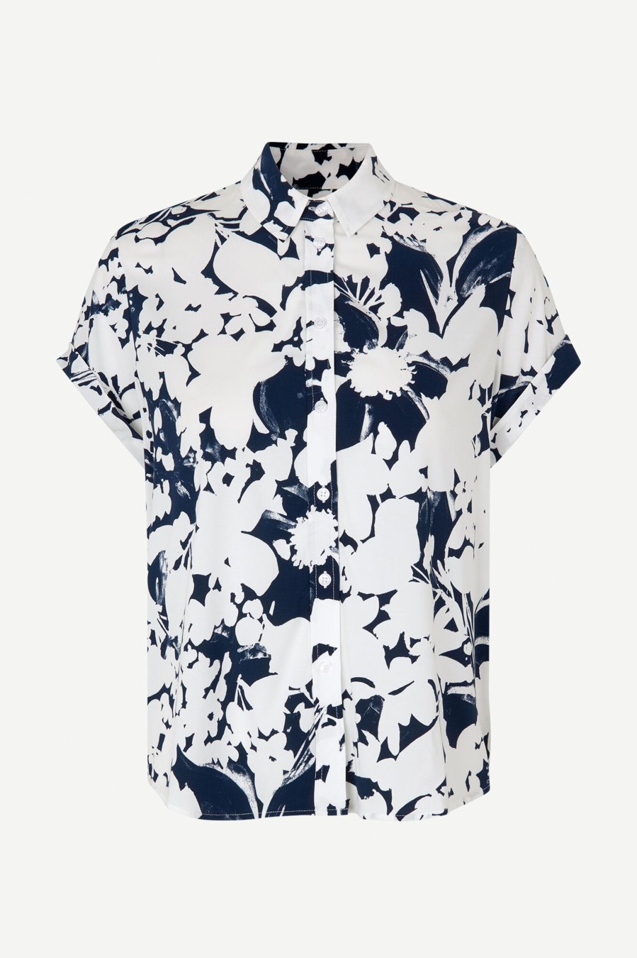 Vaatteet Samsøe & Samsøe | Majan Shirt, Flora Blue