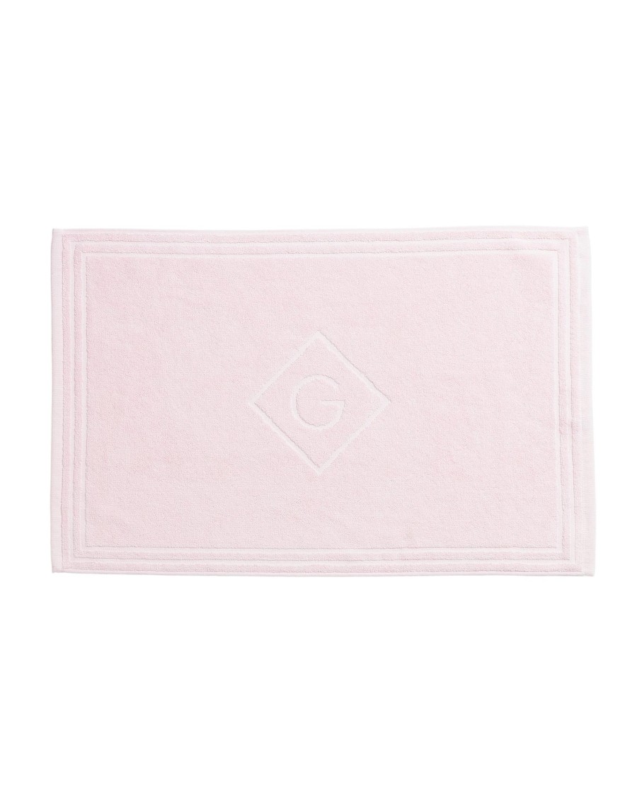 Koti Gant Home | Organic G Shower Mat, Nantucket Pink