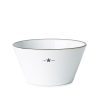 Koti Lexington Company | Stoneware Bowl, White/Dark Blue