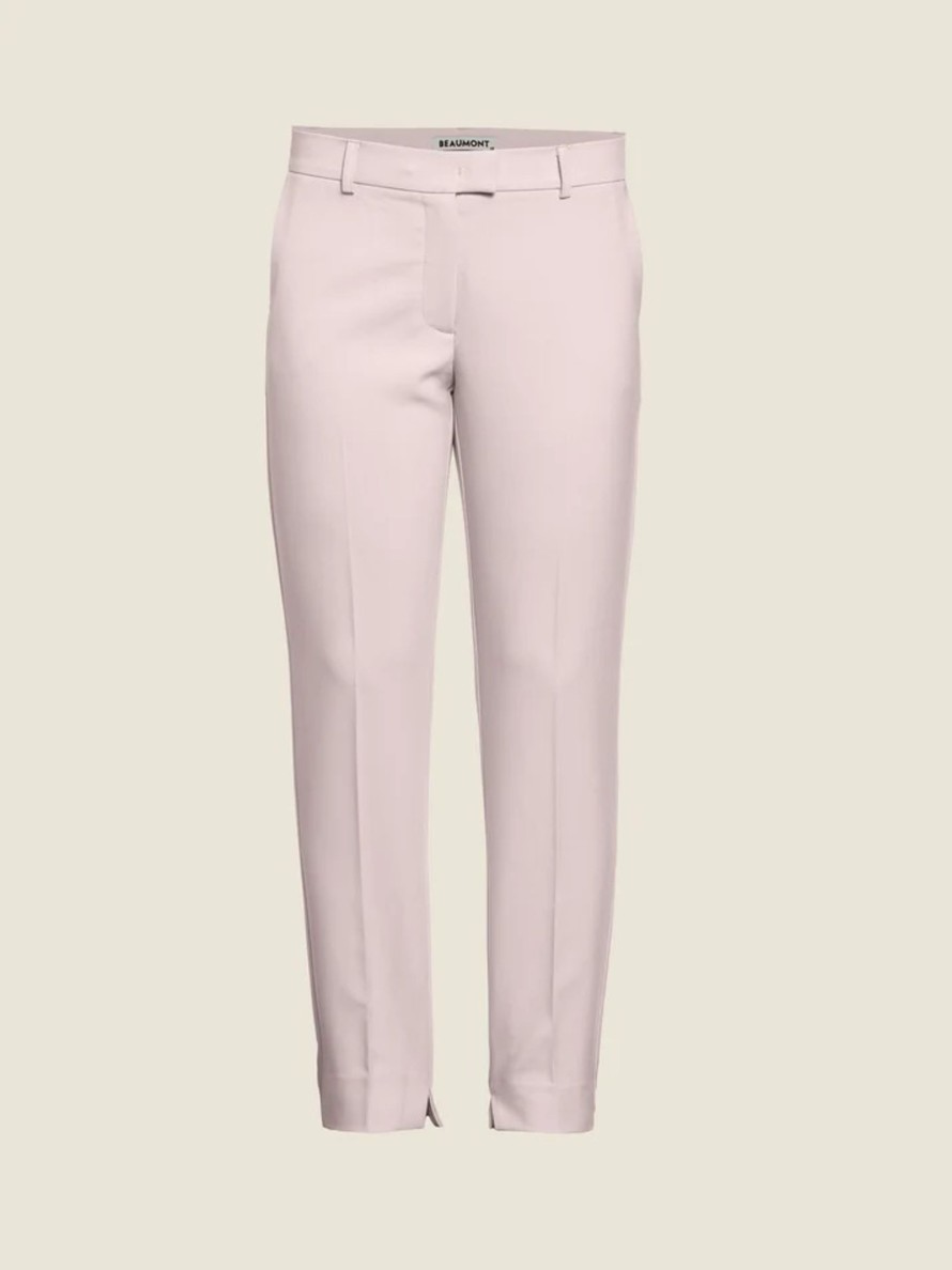 Vaatteet Beaumont | Alix Pants Twill Chino, Soft Pink