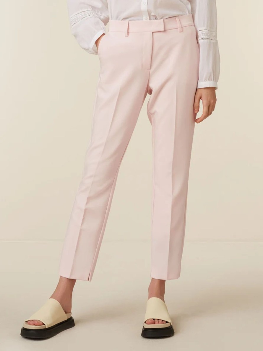 Vaatteet Beaumont | Alix Pants Twill Chino, Soft Pink