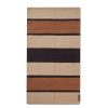 Koti Lexington Company | Striped Organic Cotton Rug 70X130, Beige/Dark Gray