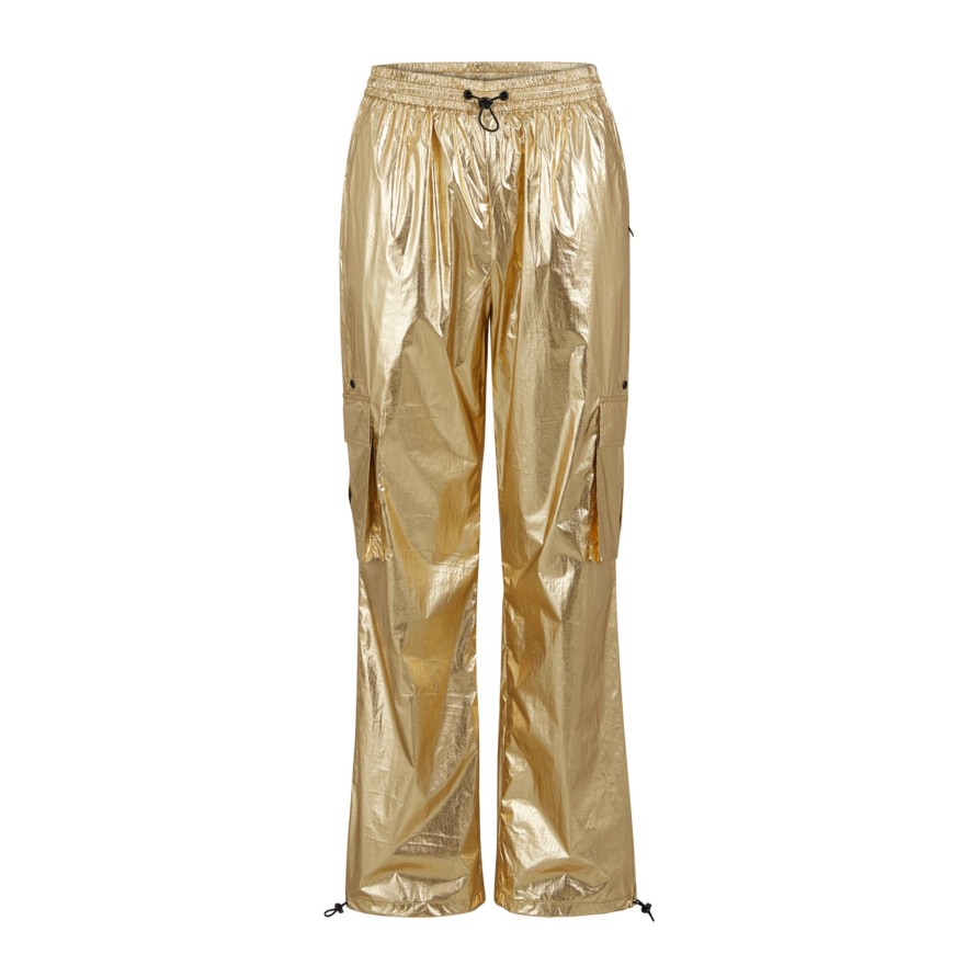 Vaatteet Coster Copenhagen | Metallic Cargo Pants, Metallic Gold