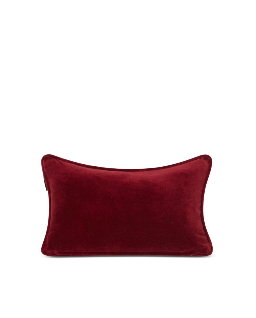 Joulu Lexington Company | Christmas Organic Cotton Velvet Pillow 50X30, Red