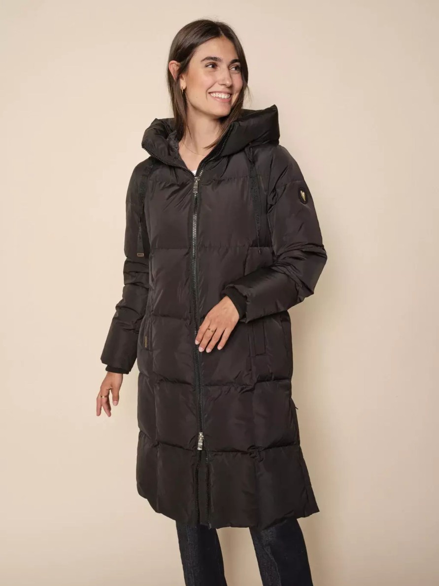 Vaatteet Mos Mosh | Nova Square Down Coat, Black