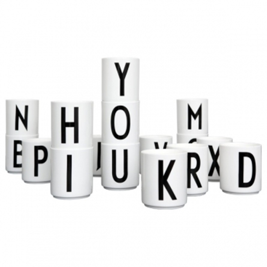 Koti Design Letters | Personal Porcelain Cup, White