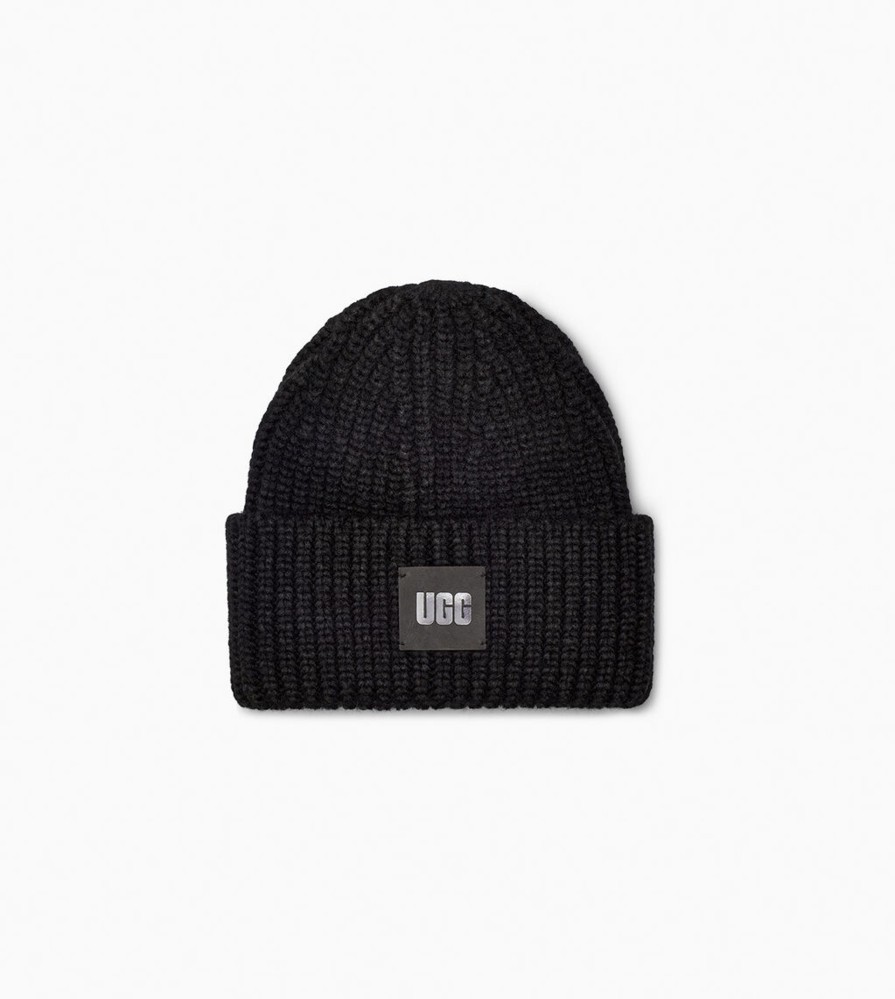 Kengat&Asusteet UGG | Chunky Rib Beanie W Logo, Black