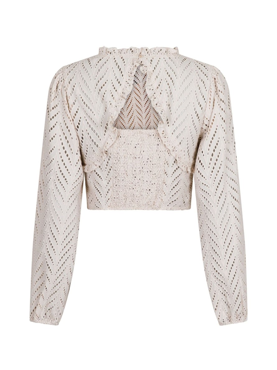 Vaatteet Neo Noir | Rivoli Wave Blouse, Ivory