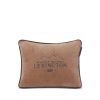 Koti Lexington Company | Ski Lodge Organic Cotton Velvet Pillow 30X40, Beige/Dark Gray