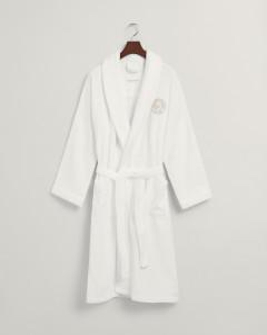 Koti Gant Home | Crest Robe, White