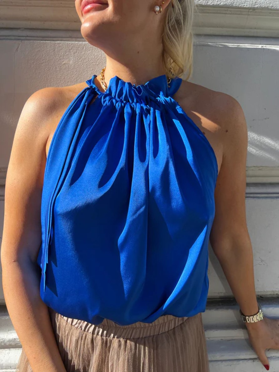 Vaatteet EMM Copenhagen | Elisabeth Top, Electric Blue