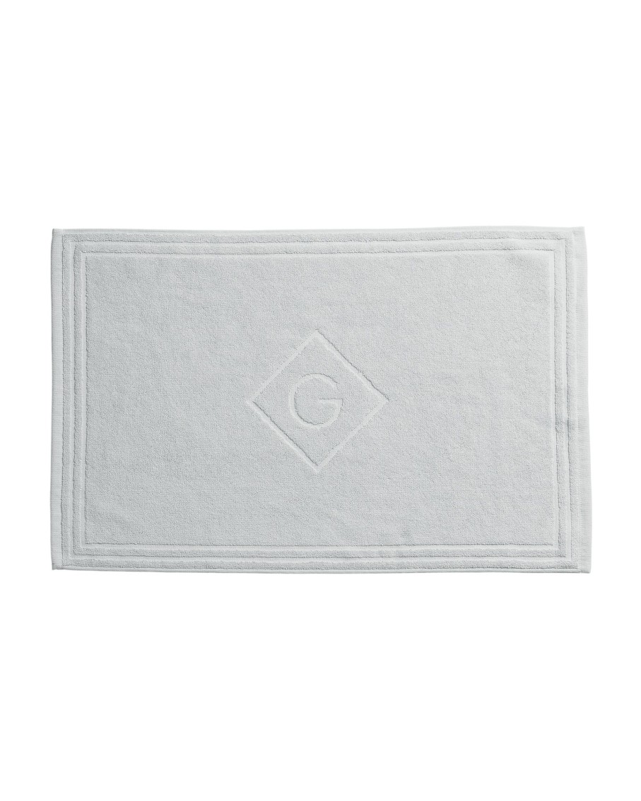 Koti Gant Home | Organic G Shower Mat, Light Grey