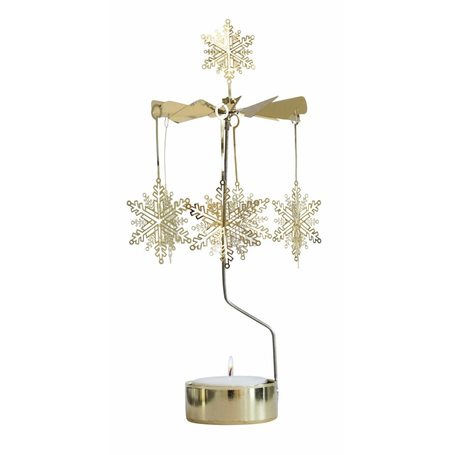 Joulu Pluto Design | Big Angel Chimes Snowstar, Gold