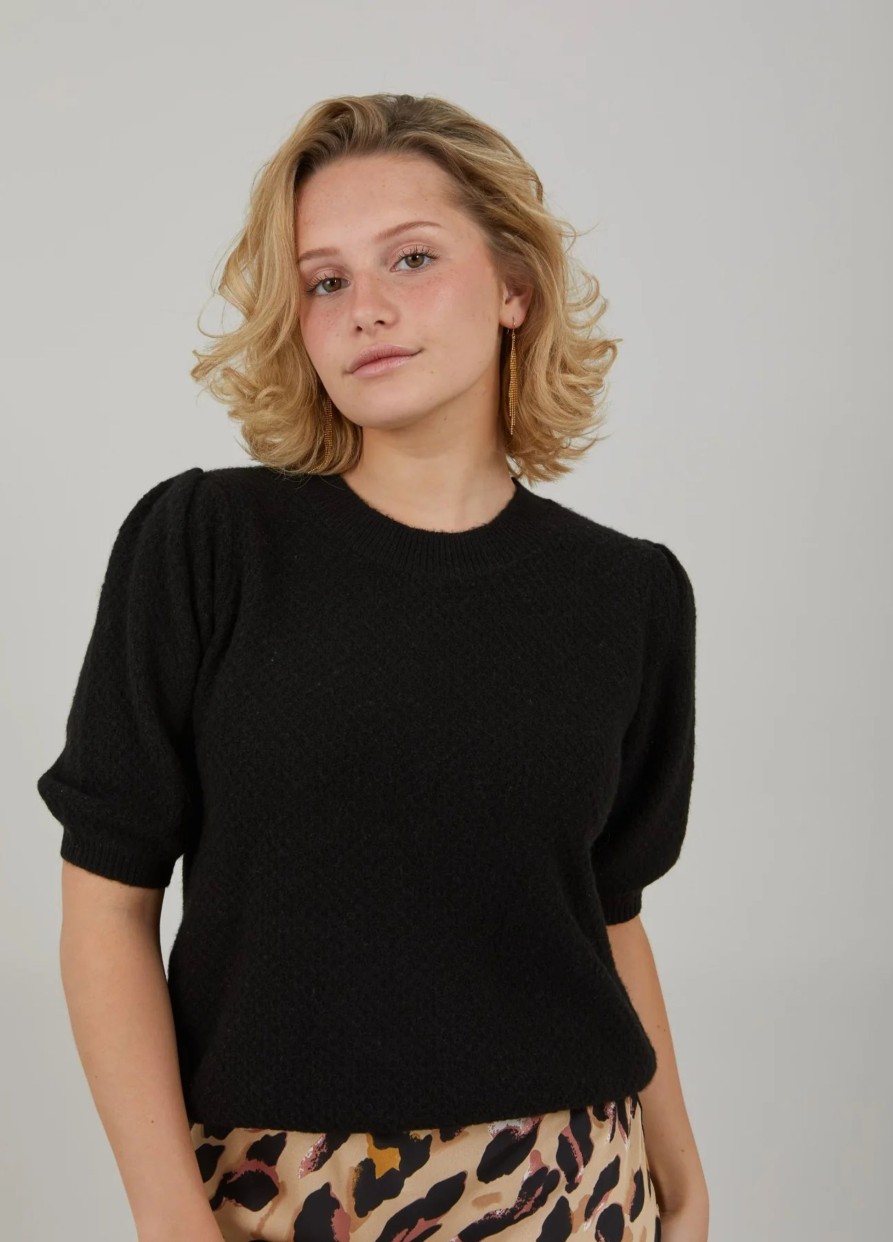 Vaatteet Coster Copenhagen | Elsa Alpaca Top, Black