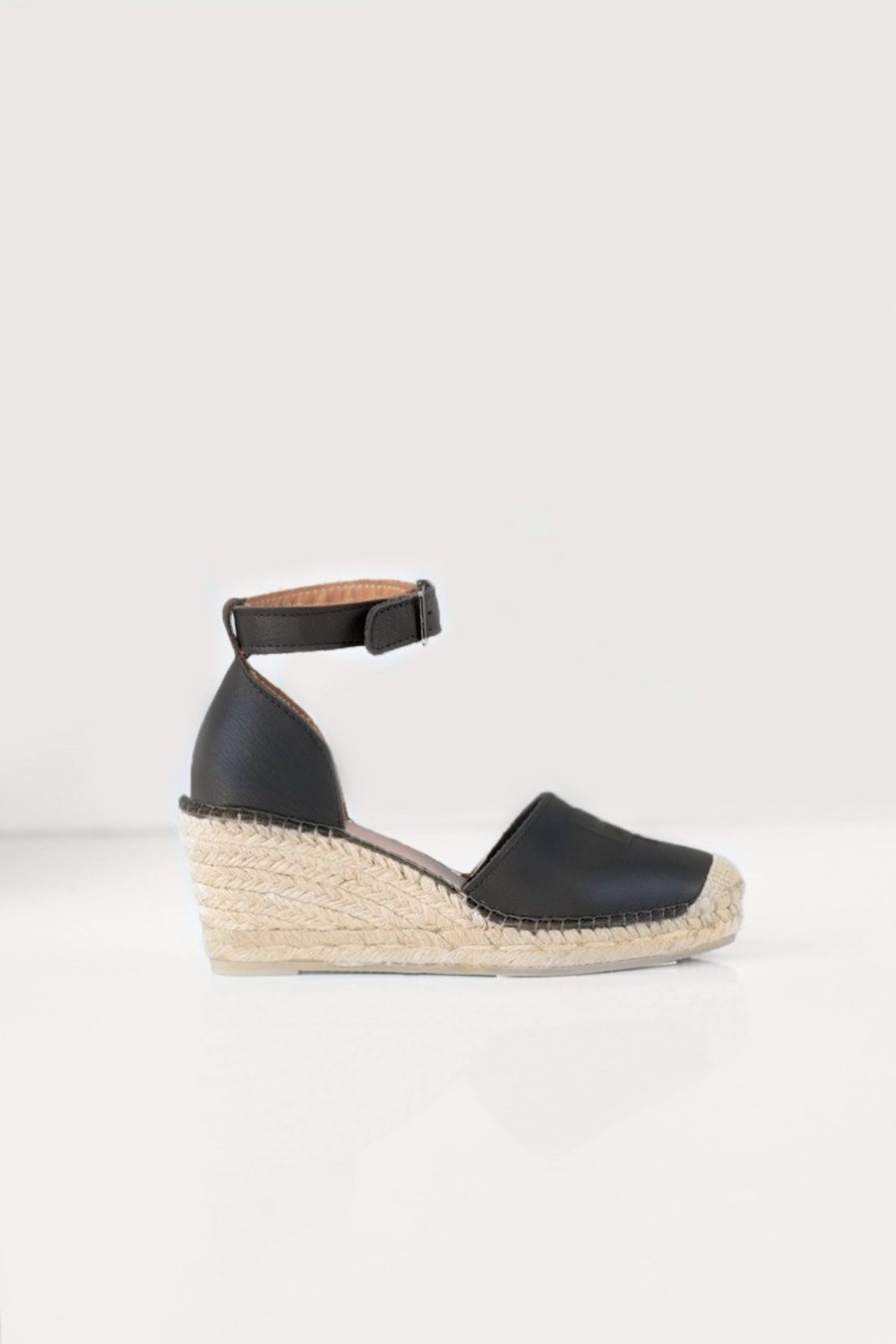 Kengat&Asusteet Balmuir | Palma Midi Heel Espadrillos, Black