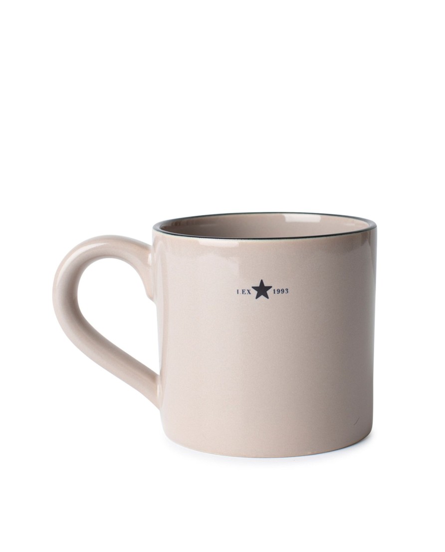 Koti Lexington Company | Stoneware Mug, Beige/Dark Blue