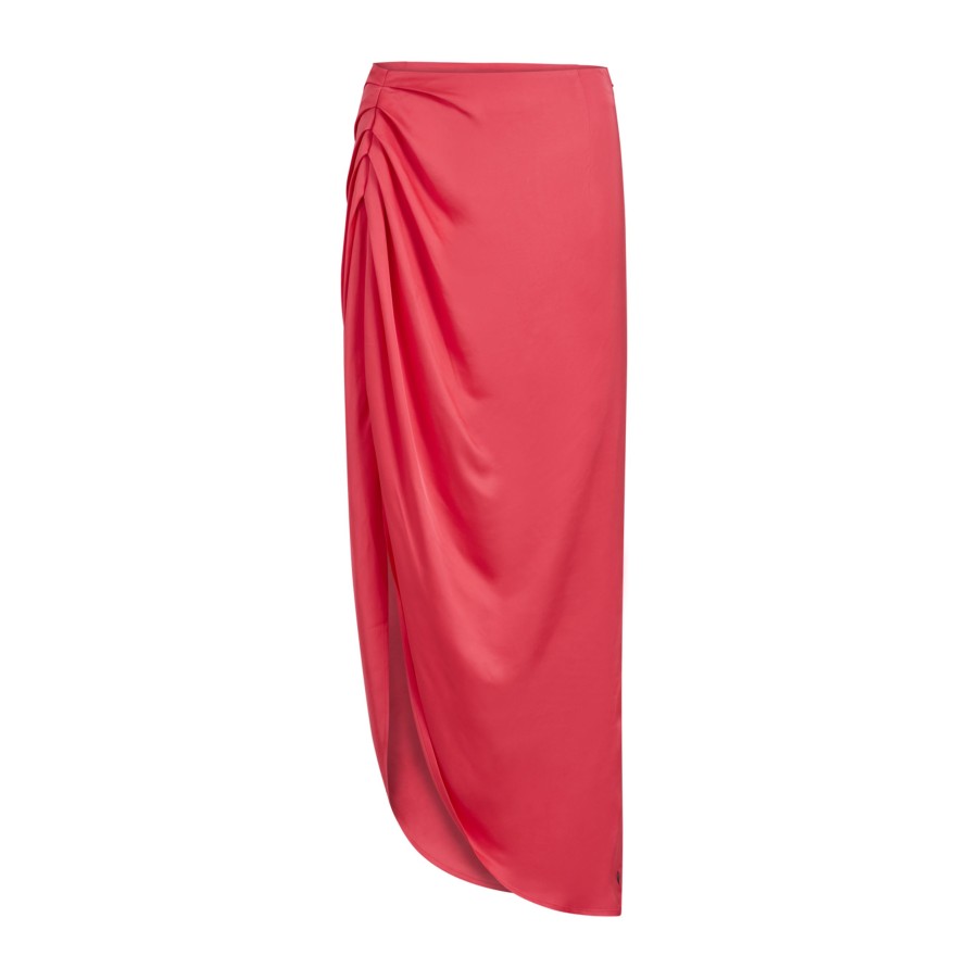 Vaatteet Coster Copenhagen | Skirt With Slit, Intense Pink