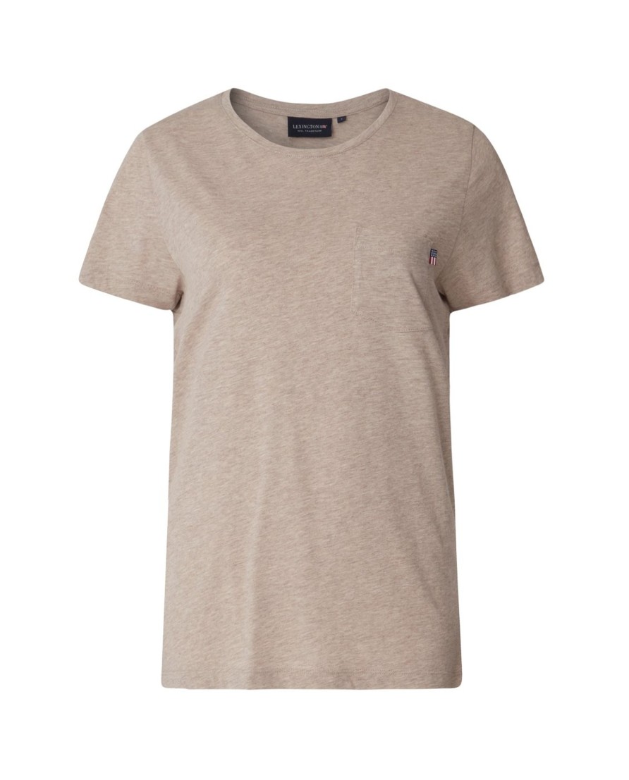 Vaatteet Lexington Company | Ashley Tee, Light Brown Melange