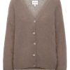 Vaatteet Americandreams | Cornelia Mohair Cardigan, Medium Brown