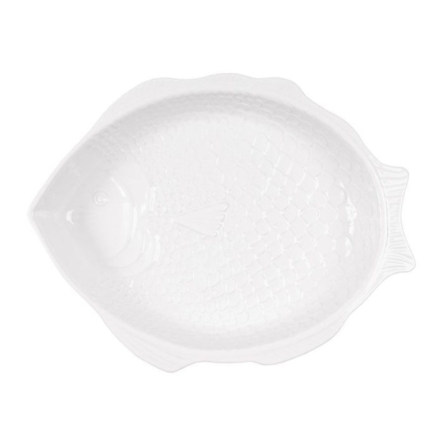 Koti Côté Table | Fish Oven Dish 44X34X7, White