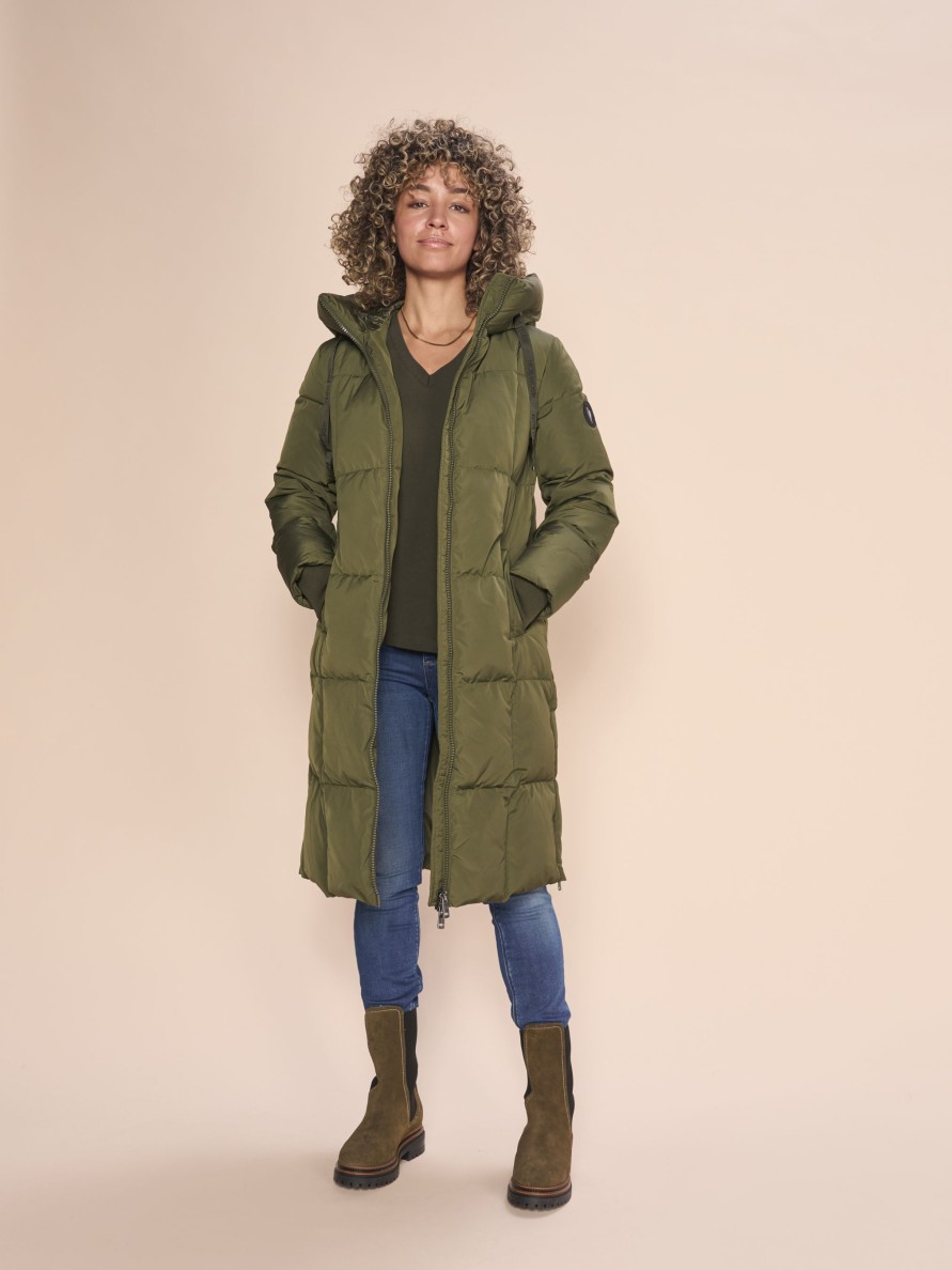 Vaatteet Mos Mosh | Nova Square Down Coat, Forest Night