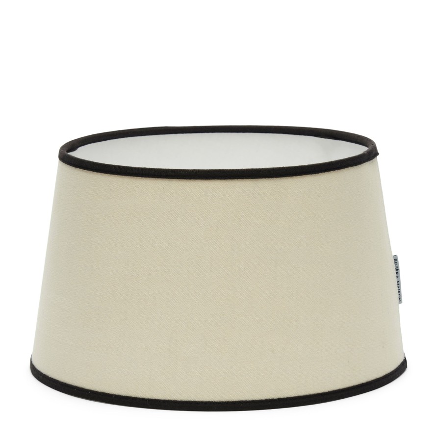 Koti Rivièra Maison | Linen Lampshade 17X30, Flax