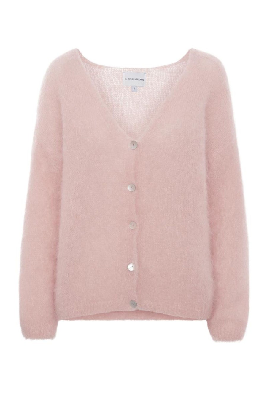 Vaatteet Americandreams | Cornelia Mohair Cardigan, Light Pink