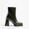 Kengat&Asusteet Vamsko | Dorit Bootie, Patent Dark Green