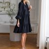 Vaatteet GAUHAR Helsinki | Ruffled Dress, Black