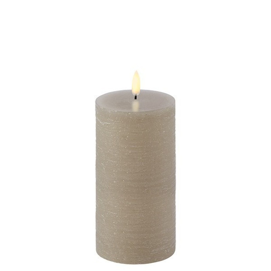 Koti Uyuni Lighting | Led Candle 15Cm, Sandstone