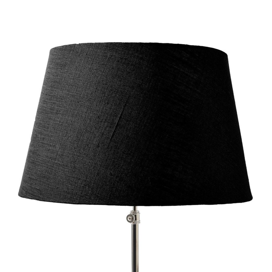 Koti Rivièra Maison | Linen Lampshade 35X45, All Black